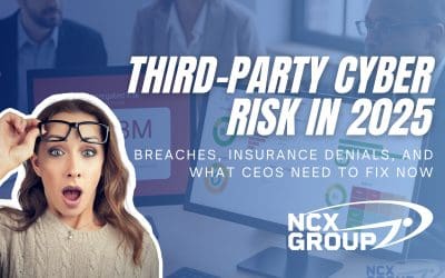 Third-Party Cyber Risk in 2025: Breaches, Insurance Denials, and What CEOs Need to Fix Now